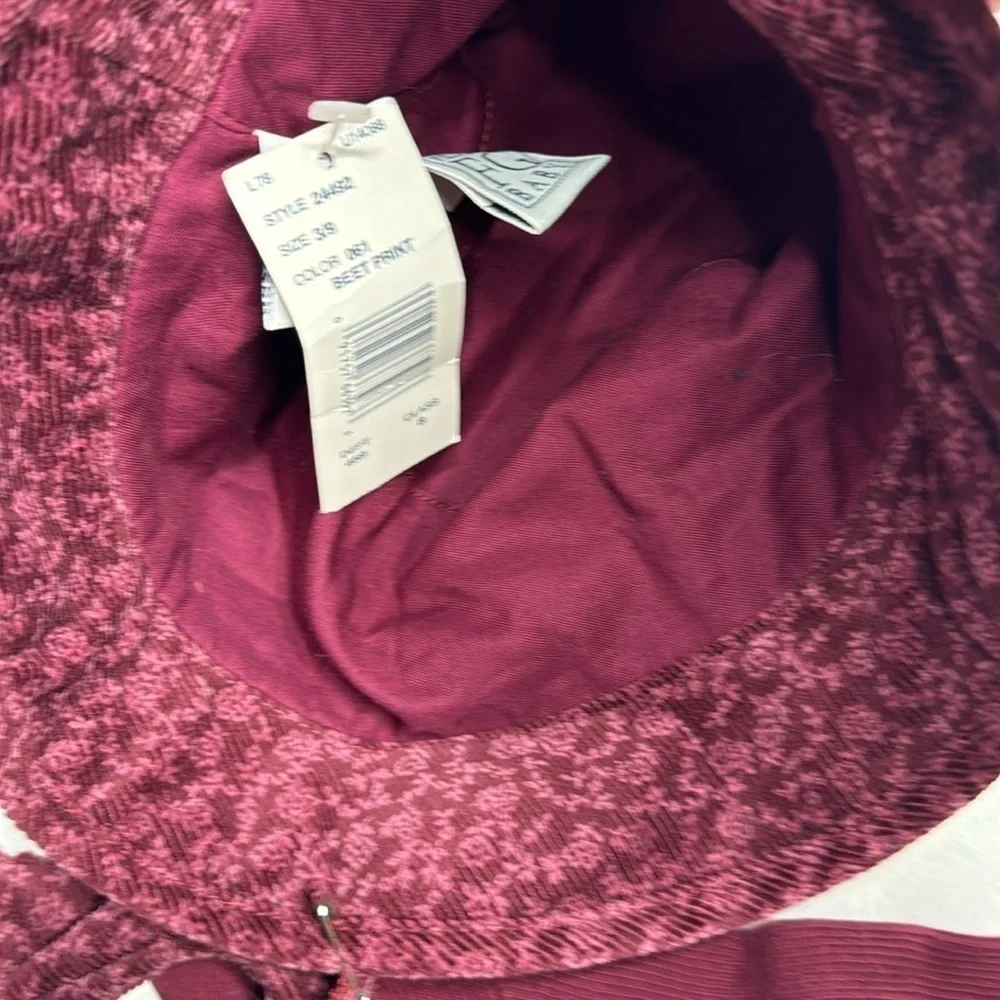 Field gear baby outfit corduroy, red beat floral print cotton with hat 6 6m girl